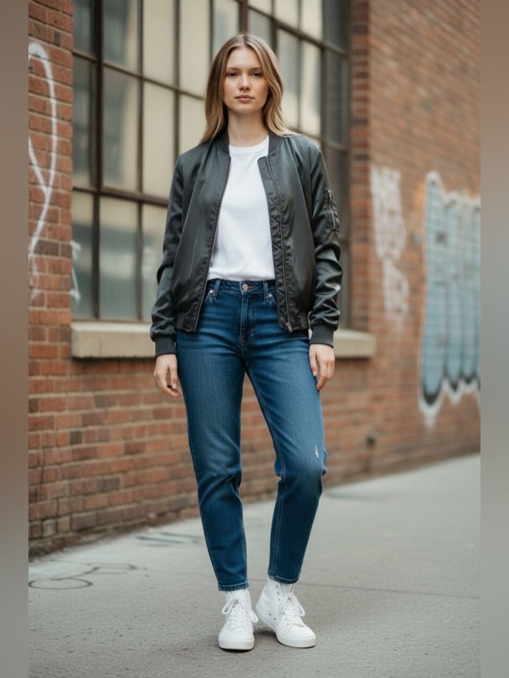 Wet Seal Vintage Y2K Spring/Fall Bomber Jacket
